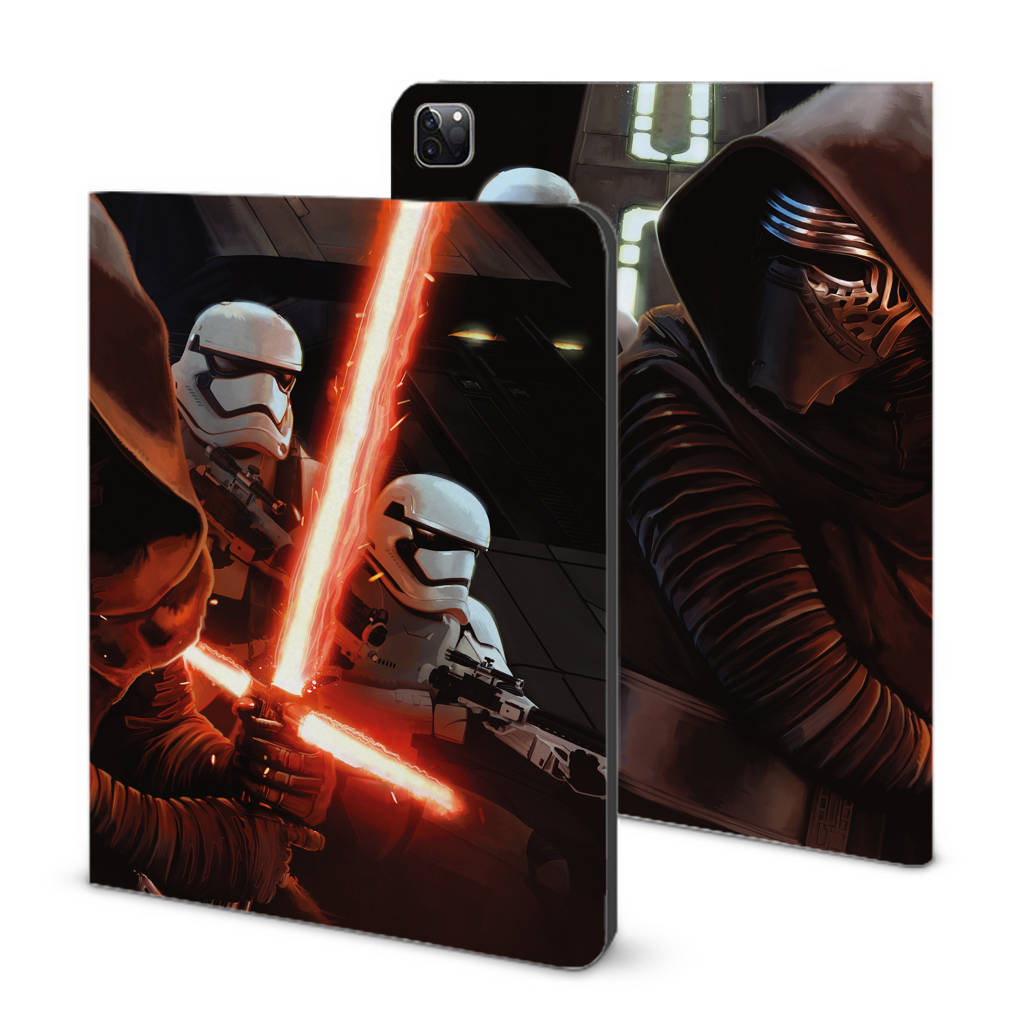 （画像用） スター・ウォーズ Star Wars IPad ケース ブック型 PUレザー TPU 耐衝撃 軽量 薄型 ペン収納なし 全面保護 IPad 各モデル対応